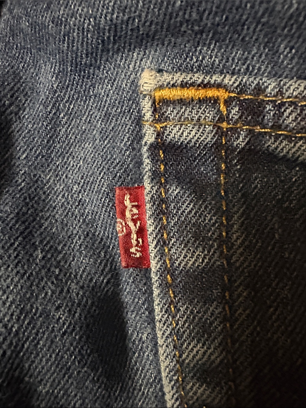 Levi’s 550 Jeans Men’s 31x30 Blue Denim Classic Straight Leg - Picture 4 of 6